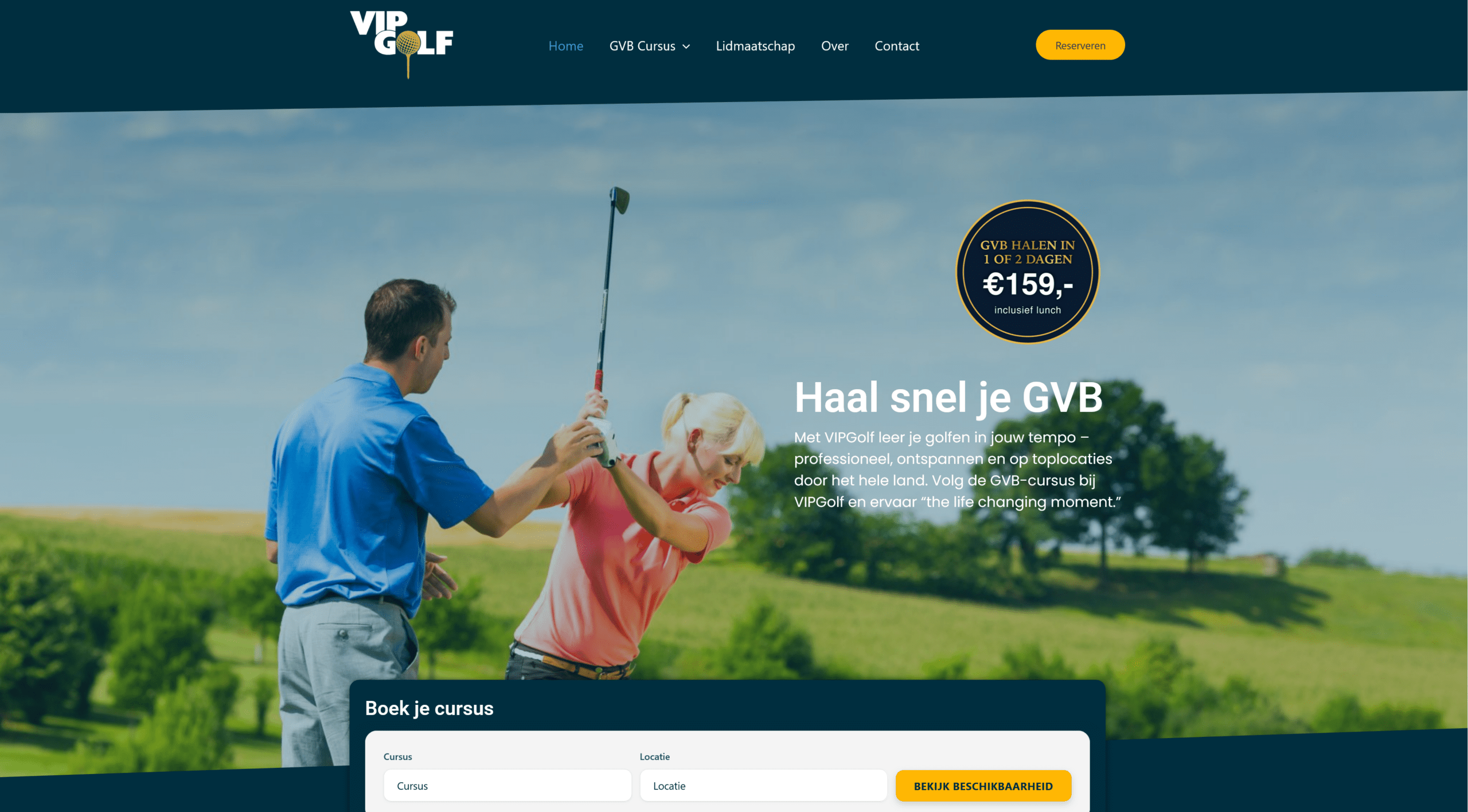 VIP Golf kiest Beer Consultancy voor zijn website projecten